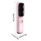 thumbnail image 3 of Cepillo alisador de pelo mejorado, de calentamiento rápido, portátil, peine para mujer, para viajes, con 3 temperaturas ajustables., 3 of 8