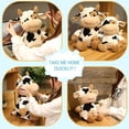 thumbnail image 4 of Lindo juguete de vaca de peluche, ganado de dibujos animados, animales de peluche, muñeco suave de ganado, juguetes para niños, regalo de cumpleaños, 4 of 8