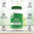 thumbnail image 4 of NAC (N-Acetyl Cysteine) 600mg 120 Vegecaps (Non-GMO) by Health Thru Nutrition, 4 of 7