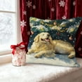 thumbnail image 6 of HCBY Christmas Winter Maltese Decorative Throw Pillow Covers, Dog Terrier Decorative Throw Pillows, Snowflake Porch Outdoor Pillowcase, Sofa Couch Cushion Case Home Decor Gift, 6 of 6