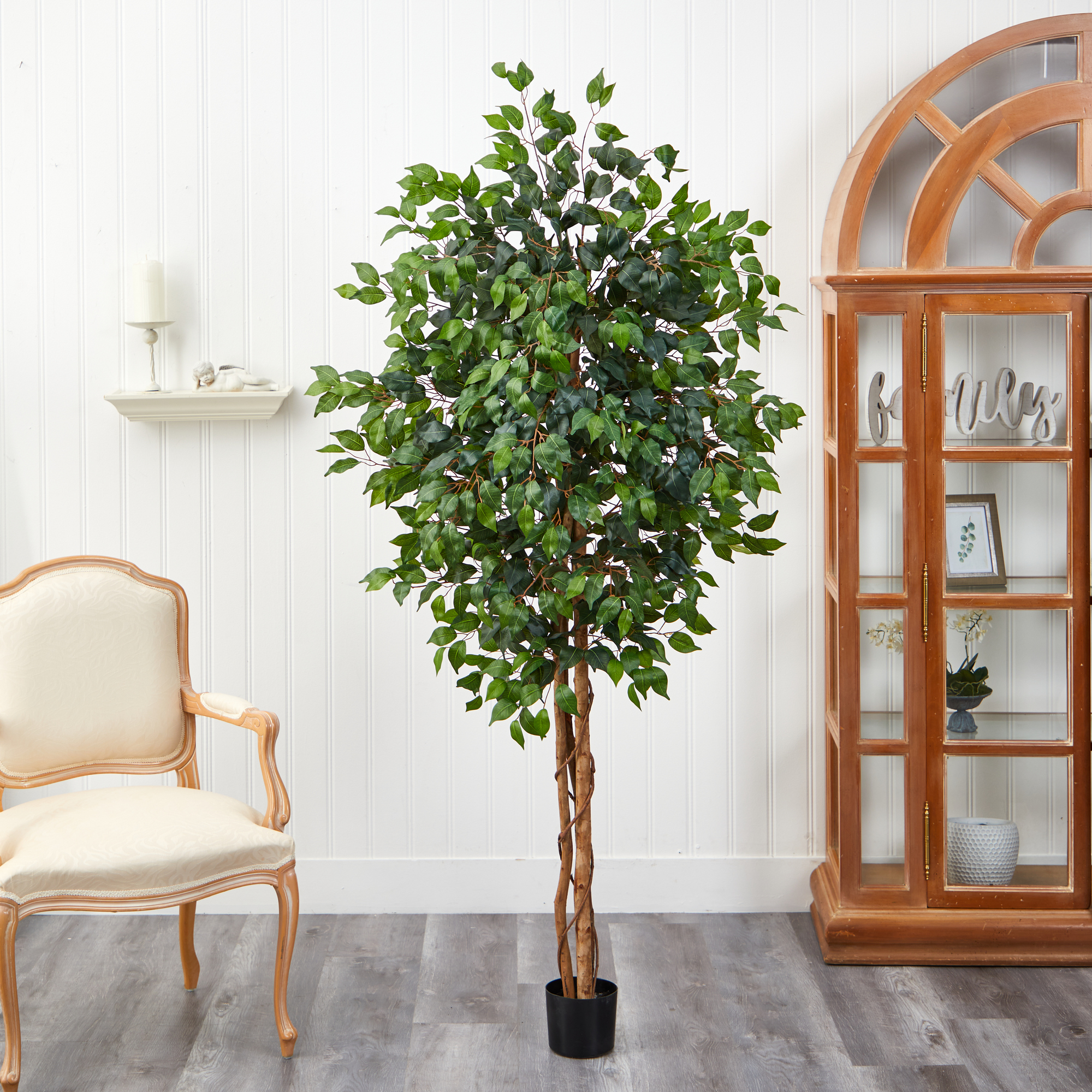 Nearly Natural 6ft. Ficus Artificial Tree - image 4 of 6