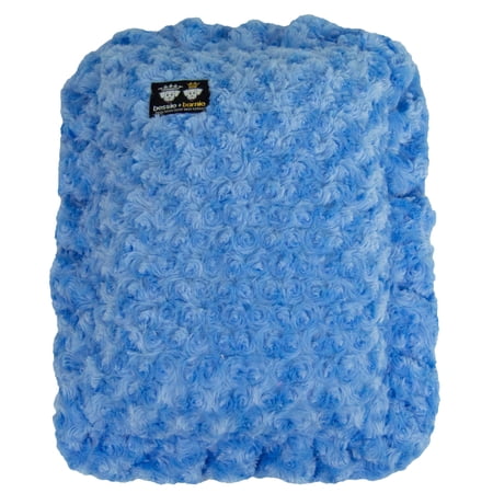 Bessie and Barnie Mesh Deluxe Blue Sky (Ruffles) Pet Dog Durable Crate Pad