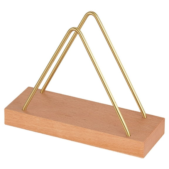 Desk Top Decor Kitchen Paper Towel Holder Beech Wood Desktop Napkin Solid Vertical Stand Dispenser Commercial Metal
