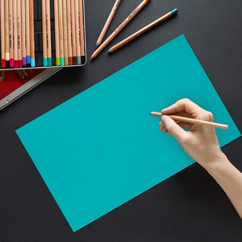 JAM Paper Legal Cardstock, 8 1/2 x 14, 65lb Sea Blue, 250/Pack