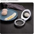 thumbnail image 3 of Less Steel Egg Slicer For Eggs And Eggs With 2 In 1 Durable Metal Slices, 3 of 5