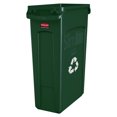 thumbnail image 1 of Rubbermaid FG354007GRN 23 gal Multiple Material Recycle Bin - Indoor, 1 of 1