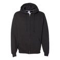 thumbnail image 1 of Dri Power Hooded Full-Zip Sweatshirt, Black - Small, 1 of 1