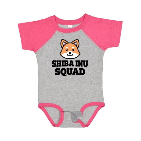 

Inktastic Dog Shiba Inu Squad Gift Baby Boy or Baby Girl Bodysuit