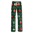 thumbnail image 7 of LHVUOA Women's Christmas Pajama Pants Sleep Fashion Xmas Print Pants Comfy Soft Pajama Sleepwears, 7 of 7