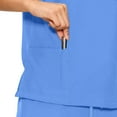 thumbnail image 6 of Gytharion Scrubs Sets for Women 2 Piece Medical Nursing Outfits Short Sleeve V-Neck Caregiver Tops and Drawstring Pants Sets Lightweight Casual Nursing Uniforms with Pockets, 6 of 7