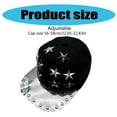 thumbnail image 3 of Trendy Baseball Hat with Adjustable Buckle Duckbill Hat For Men Themed Party Music Concert Punk Outfit Accessory, 3 of 9