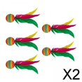 thumbnail image 1 of Colaxi 2X 5x Badminton Shuttlecocks Chinese Kick Shuttlecocks for Gym Exercise Fitness, 1 of 8