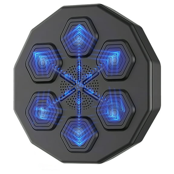 Music Boxing Machine, Family Boxing Training Game, Smart Fun Boxing Training Target, Wall Bluetooth Mounted Punching Pad Bag with Children's Gloves