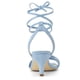 thumbnail image 4 of Sandalias de Tacón de aguja Allegra K con Cordones Arriba punta Abierta para Mujer Azul 36, 4 of 7