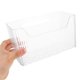 thumbnail image 2 of Wall Mounted Kitchen Organizer Basket for Storage 2Pcs Clear Plastic Bins, 2 of 4