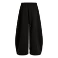 thumbnail image 4 of lnmuld Girls Wide Leg Sweatpants with Heart Graphic and Pockets Black,5-6 Years, 4 of 5