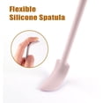 thumbnail image 4 of Espátula de maquillaje de 6 uds, juego de espátula de silicona, miniespátula pequeña para botella de comida, espátula de belleza, raspador de tarro de loción pequeño, 4 of 6