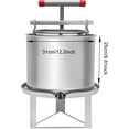 thumbnail image 3 of Miumaeov Professional Stainless Mesh Honey Press Machine Beekeeping Honey Wax Press Tools, 3 of 9