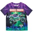 thumbnail image 1 of Camiseta Monster Jam Grave Digger púrpura/verde para niños de 14 a 16 años, 1 of 7