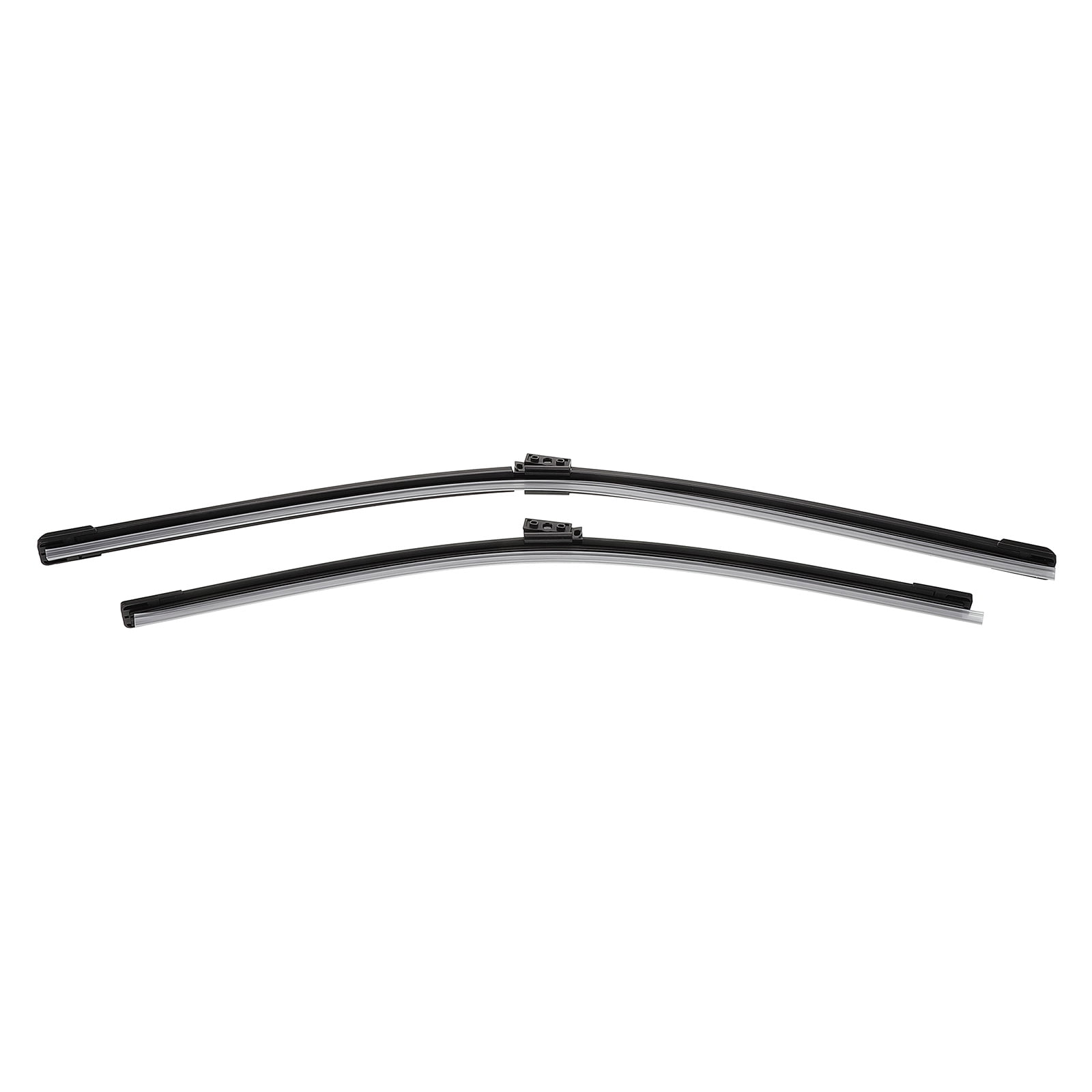 OULII 2Pcs Plastic Car Wiper Blades Black Windshield Wiper Strip with Easy Installation