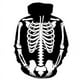 thumbnail image 2 of Sudadera con capucha con estampado 3D de calavera y esqueleto para hombre, ropa divertida de manga larga, estilo callejero, holgada, para Halloween, 2 of 4