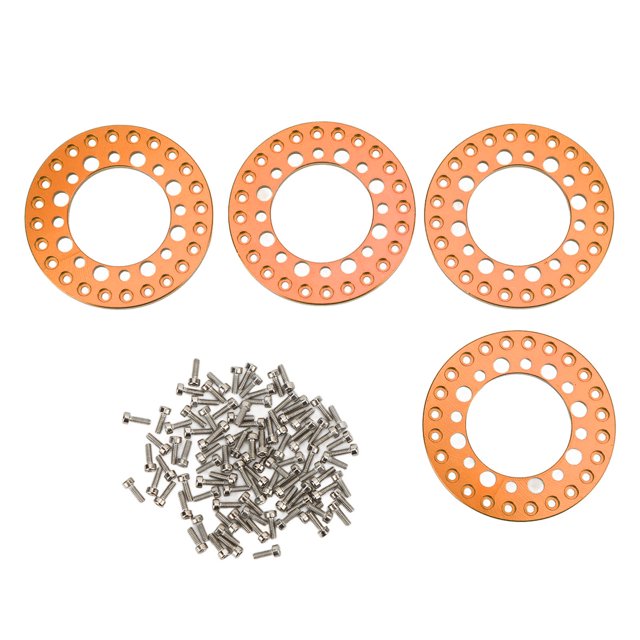 LYUMO 1.9in Wheel Outer Rings Rims, CNC Machining RC Wheel Outer Rings Rims For 1/10 RC