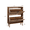 Walnut 094, variant on Wooden Cabinets, White Double Door Storage Cabinet, Mid-Century Modern Freestanding Buffet Cabinet, Bathroom Storage Cabinet with Silver Knobs for Living Room, Kitchen, Bathroom, Hallway