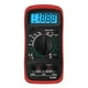 thumbnail image 1 of Multímetro digital portátil Multímetro electricista con funda de silicona rojo Soledad Probador de multímetro digital, 1 of 10