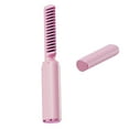 thumbnail image 4 of Cepillo alisador de pelo inalámbrico para mujer, peine eléctrico caliente, cepillo alisador recargable antiescaldaduras multifuncional para el hogar Rosa, 4 of 8