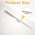 thumbnail image 2 of 2pcs Letter Opener Knife, Stainless Steel Envelope Slitter Mail Opener Tool Lightweight Package Wrapping Paper Cutter for Office School Postal,Silver, 2 of 7