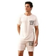 thumbnail image 4 of New men's short-sleeved short pants casual and comfortable home wear set, 4 of 5