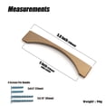 thumbnail image 4 of Goo-Ki 6 Pack 5"(128mm) Hole Center Dark Champagne Bronze Cabinet Pulls, Modern Drawer Handle,Cabinet Hardware, 4 of 6