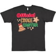 thumbnail image 3 of Inktastic Christmas Official Cookie Taster with Bell and Star Cookie T-Shirt, 3 of 5