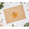 thumbnail image 2 of Darling Souvenir 45 Pcs Ocher Yellow Round Floral Thank You Stickers DIY Envelope Seals-1.6 Inches, 2 of 4