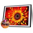 thumbnail image 1 of Cuadros Decorativos Kit de póster de flores abstractas 5D con pintura de diamante de taladro redondo completo hecho a mano Sywqhk Nuevos Originales, 1 of 1