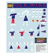 Mississippi Decal (OLE MISS FAMILY COLOR SHIRT (8.5"x11"), 8.5 inx11 in)