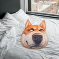 thumbnail image 3 of Cojín de peluche con estampado de perro, para niños, juguete de peluche realista, regalo de cumpleaños, lindo Despreciar, 3 of 8
