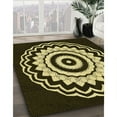 thumbnail image 3 of Ahgly Company Machine Washable Indoor Square Transitional Midnight Gray Area Rugs, 5' Square, 3 of 7