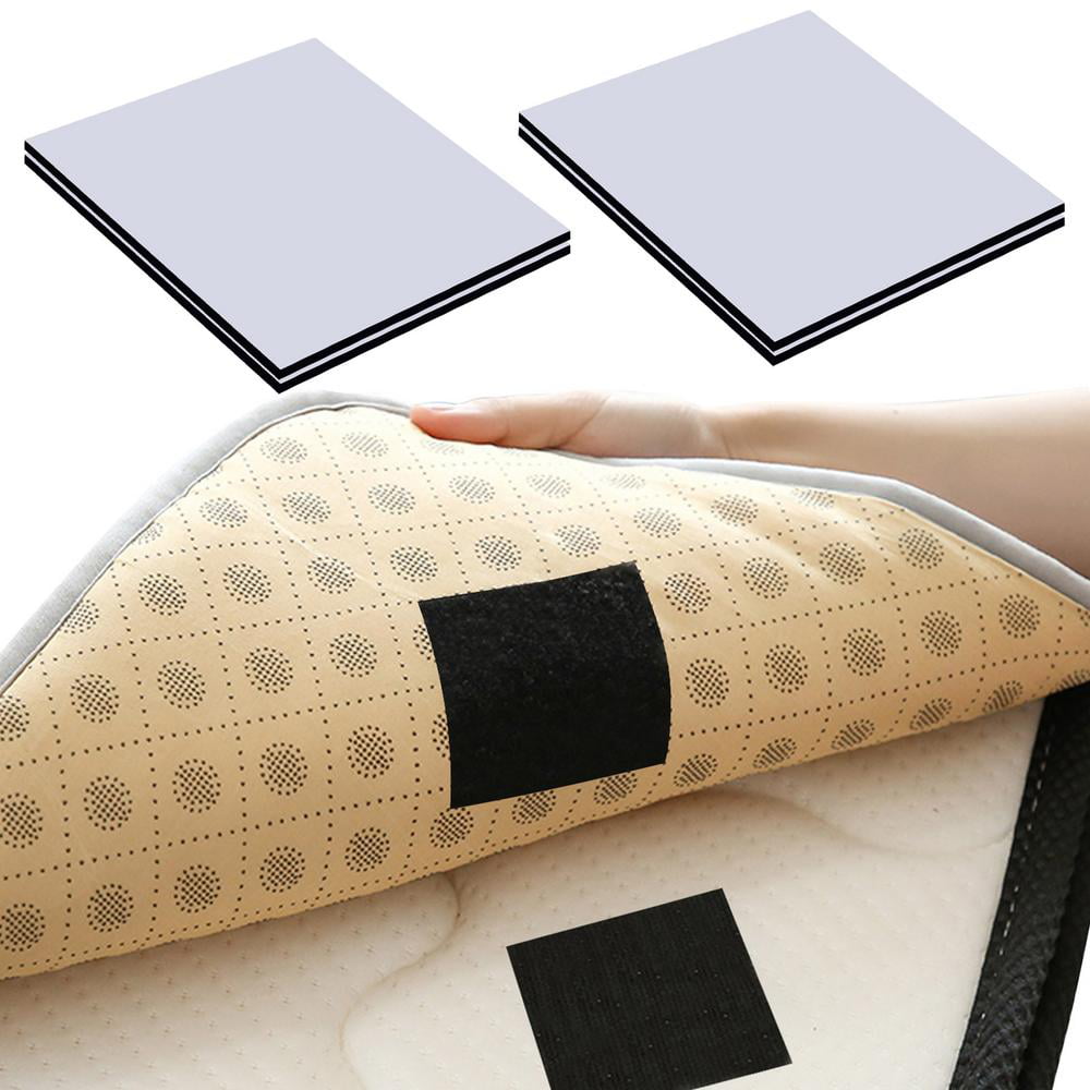 Julam 4/8pcs Non Slip Cushion Pads Multifunctional Hook and Loop Tape Self  Adhesive Mounting Tape Mat to Keep Couch Cushions from Sliding convenient 