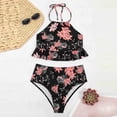 thumbnail image 5 of Lindreshi One Piece Swimsuits for Women Women Fashion Sexy Camisole Two-Piece Swimsuit Bathing Suit Bikini, 5 of 9