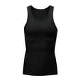 thumbnail image 3 of Pitauce 3 Pack Mens Quick Dry Workout Tank Tops Slim Fit Crew Neck Sleeveless Tee Shirt Bodybuilding Cooling Muscle Shirts for Gym Athletic Sports, 3 of 6