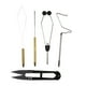 thumbnail image 4 of Herramientas para atar moscas Herramientas para atar anzuelos de pesca con mosca Enhebrador de bobinas de disco Pesca con mosca 5 soportes negros., 4 of 9