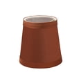 thumbnail image 6 of Aspen Creative 32715-5 Small Hardback Empire Shape Chandelier Clip-On Lamp Shade Set (4 Pack), Transitional Design in Redwood, 4" bottom width (3" x 4" x 4"), 6 of 7