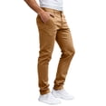 thumbnail image 2 of purcolt Men's Dressy Pants High Waist Straight Leg Pants Work Office Business Casual Stretch Trousers with Pockets, 2 of 5
