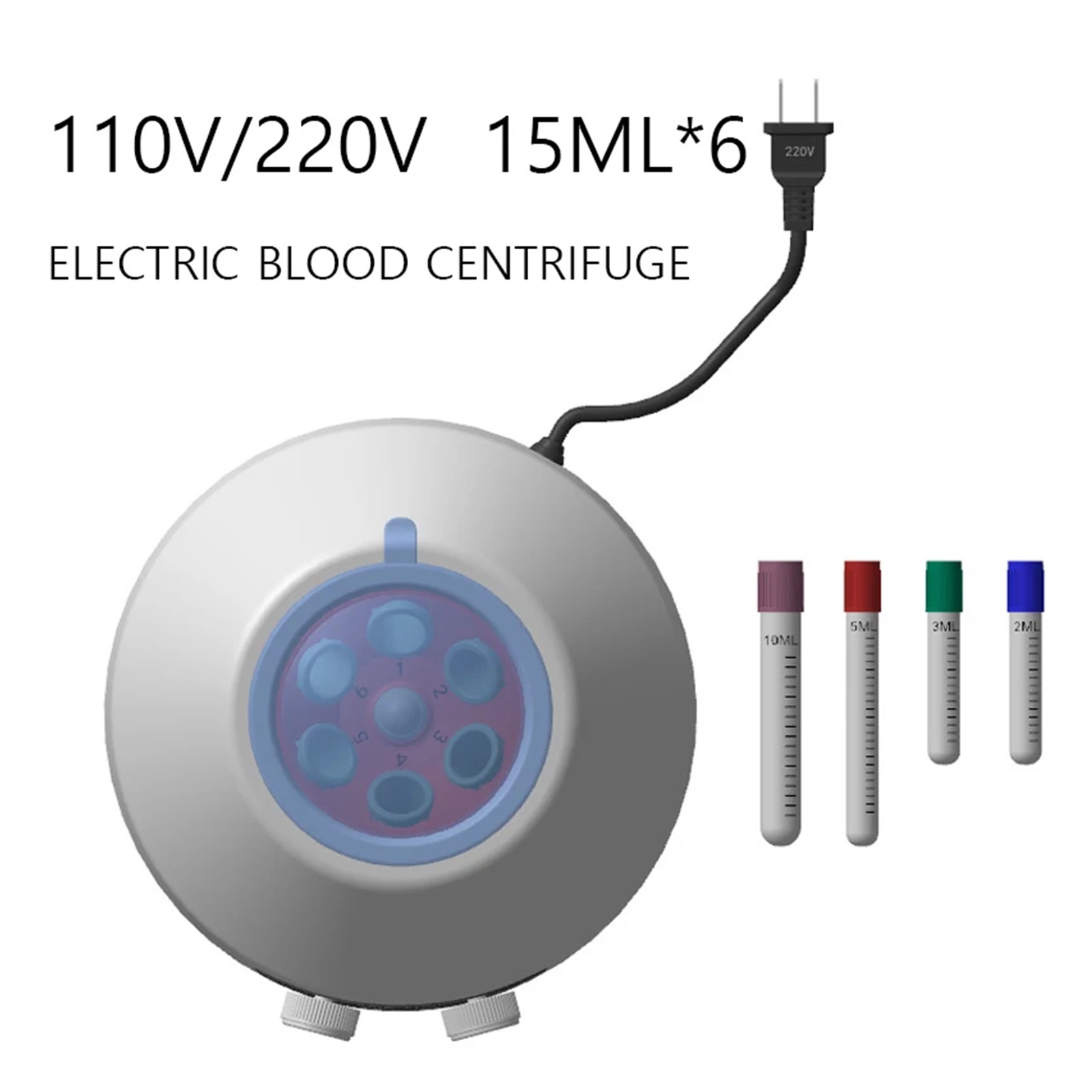 800MINI Electric Blood Centrifuge Prp Plasma Low-speed Centrifuge Machine Laboratory 15ML*6 Centrifuge Tube 4000rpm ,The First Choice for Laboratories