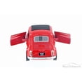 thumbnail image 2 of Fiat 500 w/ Sunrroof, Red - Kinsmart 5004D - 1/24 Scale Diecast Model Toy Car (Brand New but NO BOX), 2 of 6