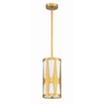 thumbnail image 5 of Crystorama Royston 1 Light Antique Gold Pendant - 7"W x 14"H x 7"D, 5 of 9