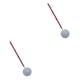 thumbnail image 3 of Advancent Pelota de golf Pelota inteligente Colgador de cuello inflable Corrector de brazo oscilante para enseñar corrección de postura y guía 15cm 2Conjunto, 3 of 6