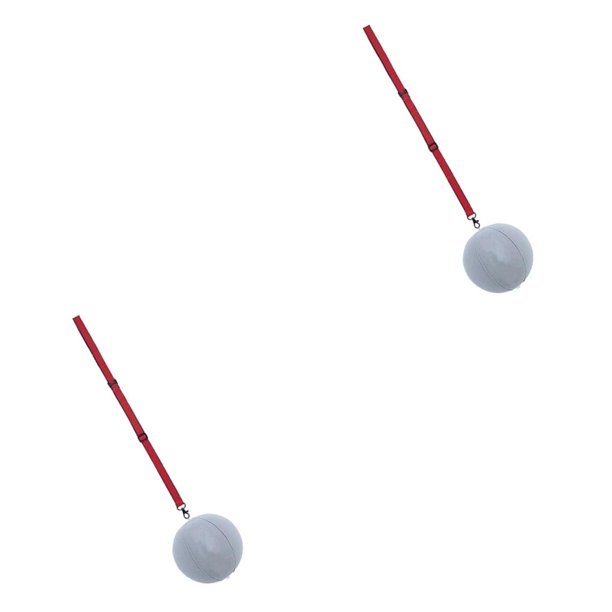 Eigraketly Pelota de golf Pelota inteligente Colgador de cuello inflable Corrector de brazo oscilante para enseñar corrección de postura y guía 15cm 2piezas