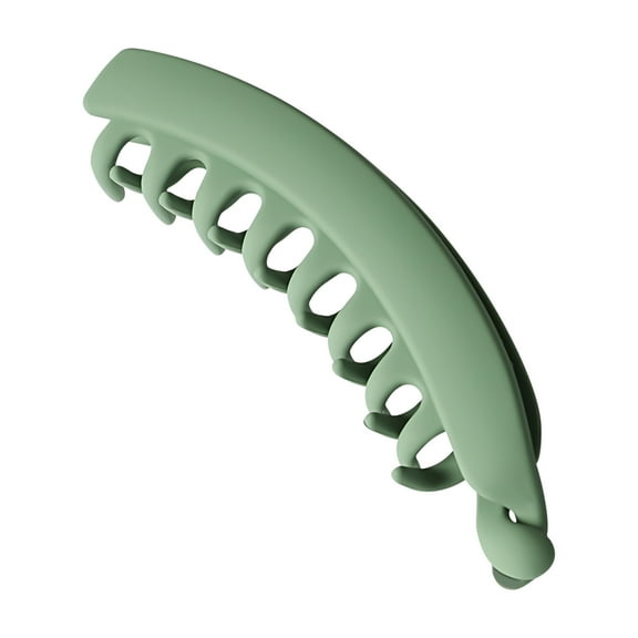 Tuscom 5Pcs Korean Banana Clip for Women - Large Vertical Hair Clip, Minimalist Ponytail Holder, Non-Slip Alloy Hair Accessory for Long/Thick Hair, Wedding, Gift